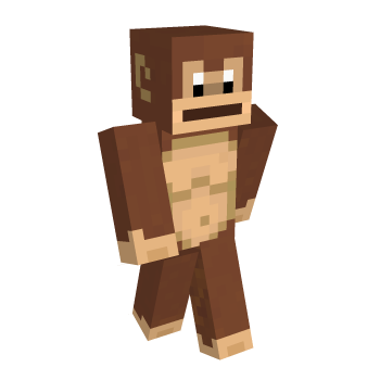 Monkey Brown Minecraft Skin