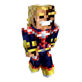 My Hero Academia All Might Minecraft Skin