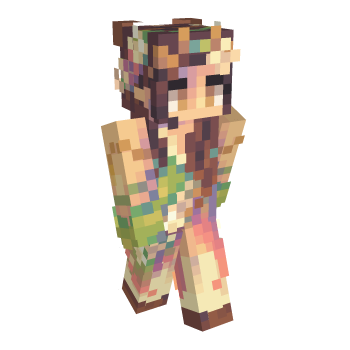 Flower Crown Minecraft Skin