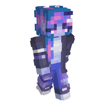 Alien Indigo Minecraft Skin