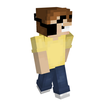 Brown Hair Eyepatch Minecraft Skin