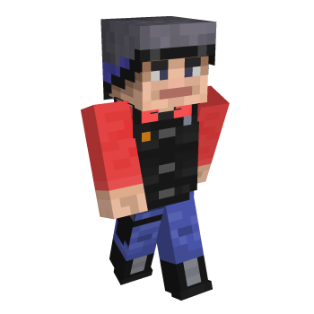 Half Security Minecraft Skin