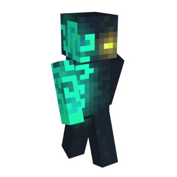 Yellow Eyes Classic Minecraft Skin