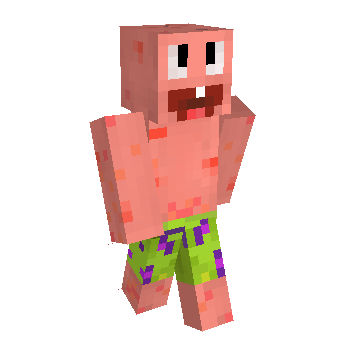 Patrick Star Minecraft Skin