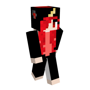 Red Head Unicorn Minecraft Skin
