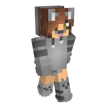 Hoodie Brown Hair Minecraft Skin