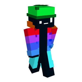 Rainbow Colors Minecraft Skin