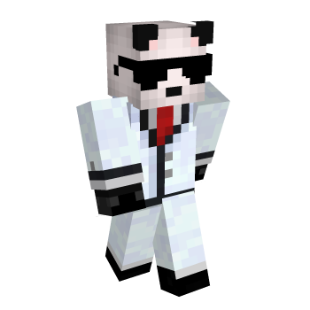 Suit Panda Minecraft Skin