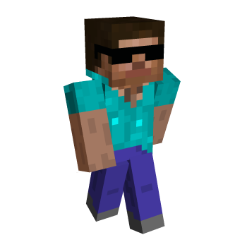Steve Glasses Minecraft Skin