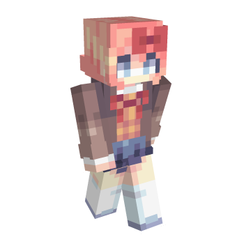Human Natsuki Minecraft Skin