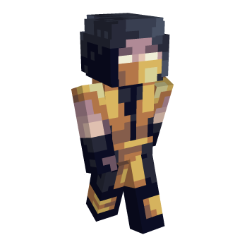 Mortal Kombat Scorpion Minecraft Skin