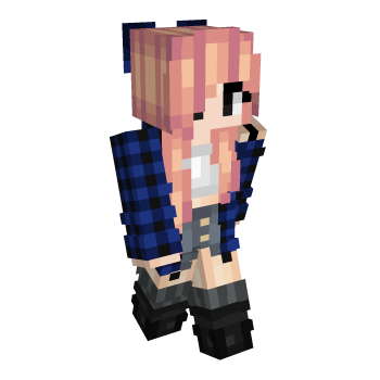 Cute Pink Minecraft Skin