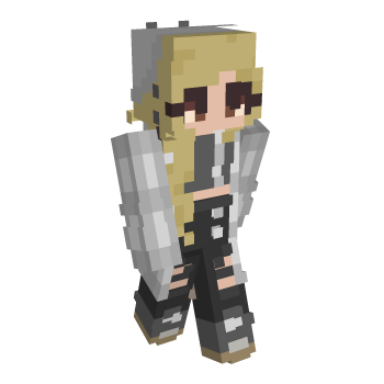 Beanie White Minecraft Skin