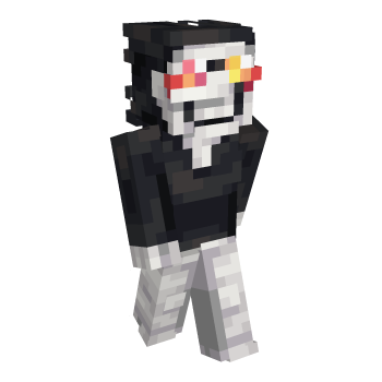 Hair Black Minecraft Skin