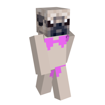 Bikini Pug Minecraft Skin