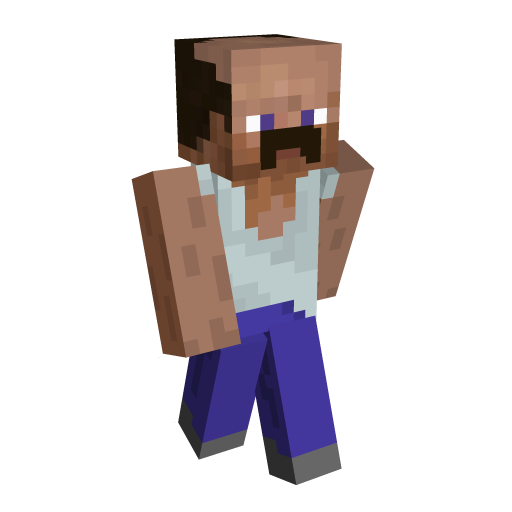 Steve Mustache Minecraft Skin - Laby