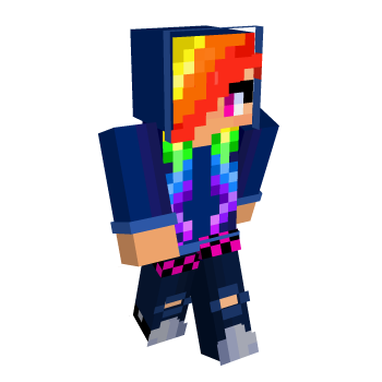 Mlp Rainbow Minecraft Skin
