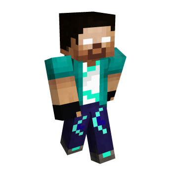 Hair Black Minecraft Skin