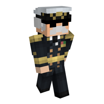 Captain Old Minecraft Skin