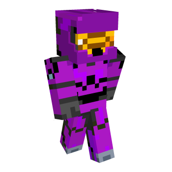 Spartan Purple Minecraft Skin
