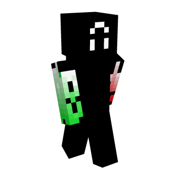 Fire Black Minecraft Skin