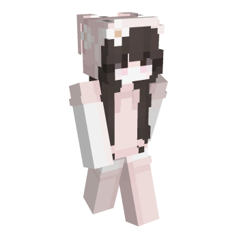 Brown Hair Flower Minecraft Skin
