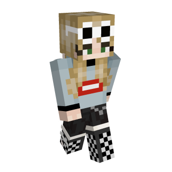 Green Eyes Dirty Blonde Minecraft Skin