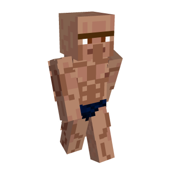 Villager Sixpack Minecraft Skin