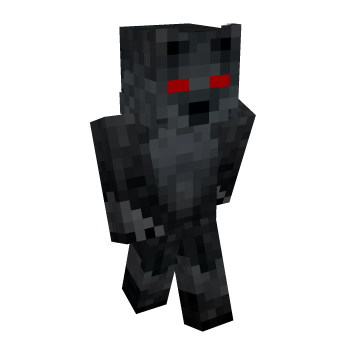 Wolf Red Eyes Minecraft Skin