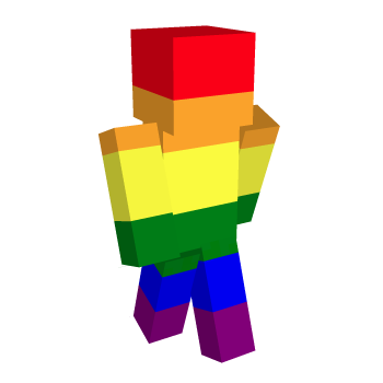 Queer Pride Minecraft Skin