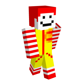 Red White Minecraft Skin