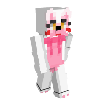 Pink White Minecraft Skin