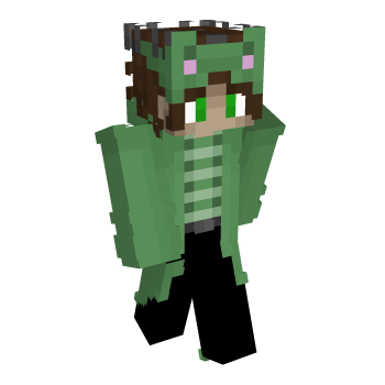 Green Eyes Minecraft Skin