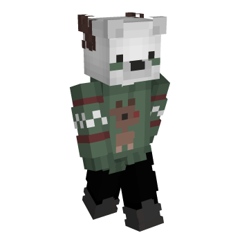 Christmas Polar Bear Minecraft Skin