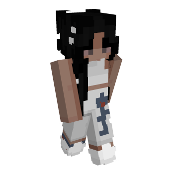 Champion Crop Top Minecraft Skin