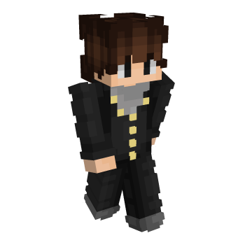Black Eyes Gray Minecraft Skin