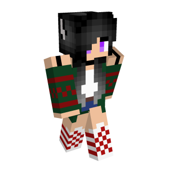 Sweater Candy Cane Minecraft Skin