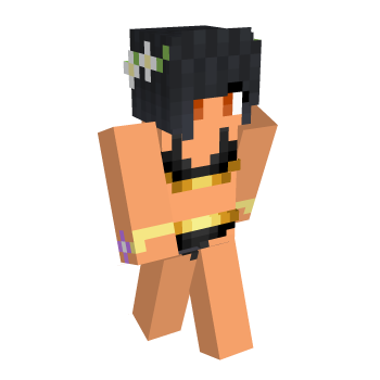 Gold Bikini Minecraft Skin