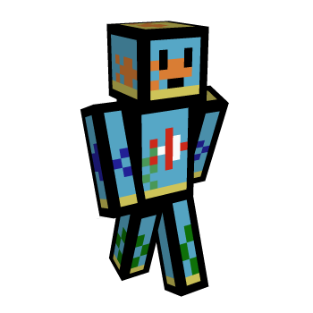 Water Fish Tank Minecraft Skin