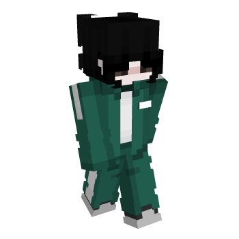 Squid Game Green Minecraft Skin
