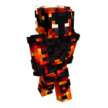 Fire Creepypasta Minecraft Skin