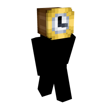Clock Armorstand Head Minecraft Skin