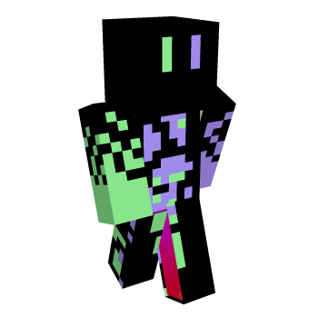 Fire Heterochromia Minecraft Skin