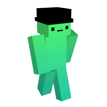 Hat Gradient Minecraft Skin