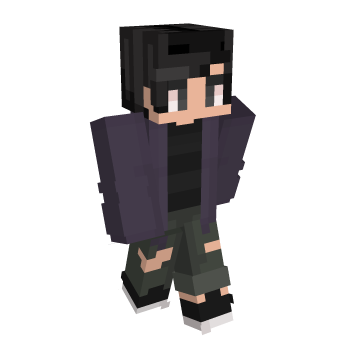 Tan Purple And Green Minecraft Skin