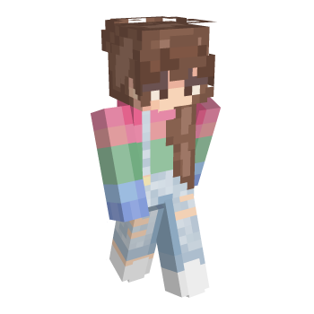 Pride Polyromantic Minecraft Skin