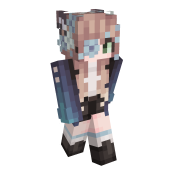 Flowerfell Blue Minecraft Skin