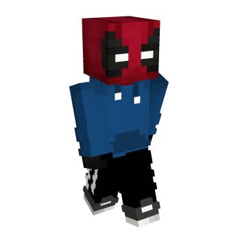 Deadpool Hoodie Minecraft Skin