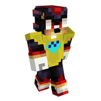 Sonic Shadow Minecraft Skin