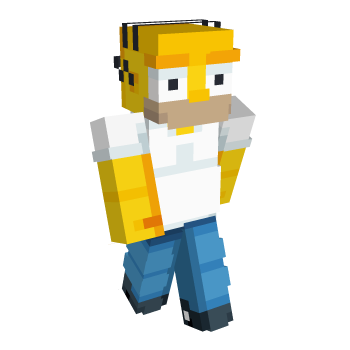 The Simpsons Bald Minecraft Skin